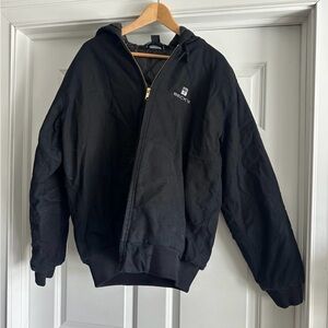 Becks seeds tri mount carhatt style men’s lined hooded coat XL